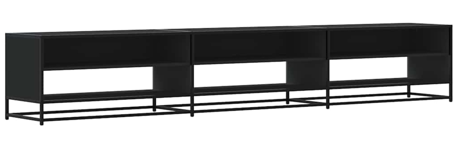 vidaXL TV-Schrank Schwarz 270x40x46 cm Holzwerkstoff 3300810 Bild 1