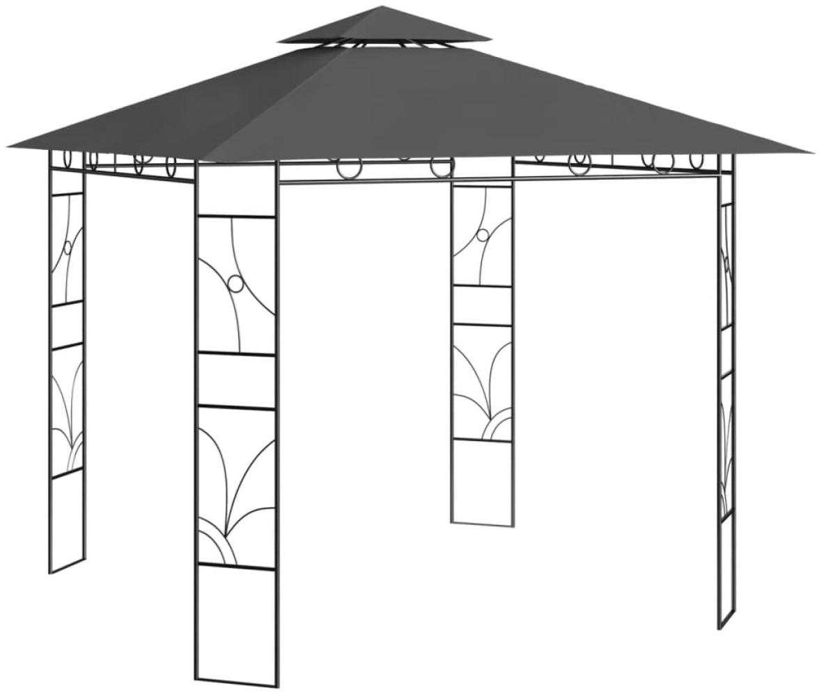 vidaXL Pavillon 3x3x2,7 m Anthrazit 160 g/m² 313914 Bild 1