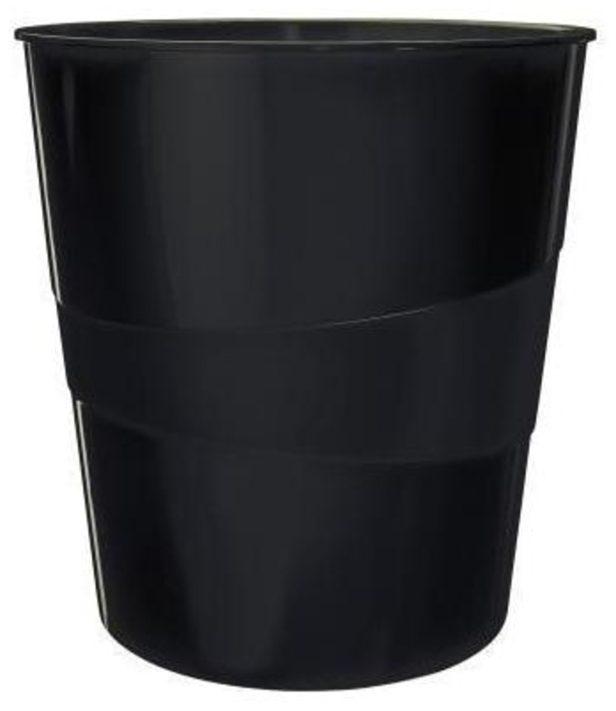 Leitz Papierkorb Recycle 15l PP schwarz Bild 1