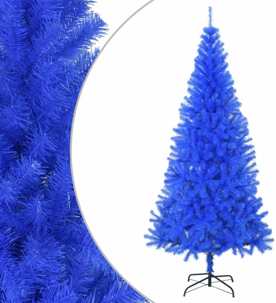 vidaXL Künstlicher Weihnachtsbaum mit Ständer Blau 180 cm PVC 321004 Bild 1