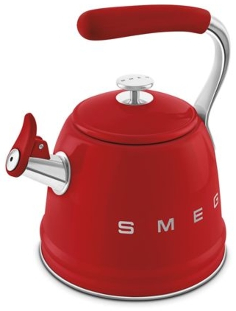 SMEG Wasserkessel Wasserkocher 2,3L Induktion Edelstahl Rot WKF01RD Bild 1