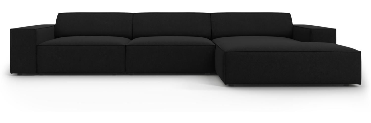 Micadoni 4-Sitzer Ecksofa Jodie Black Bild 1