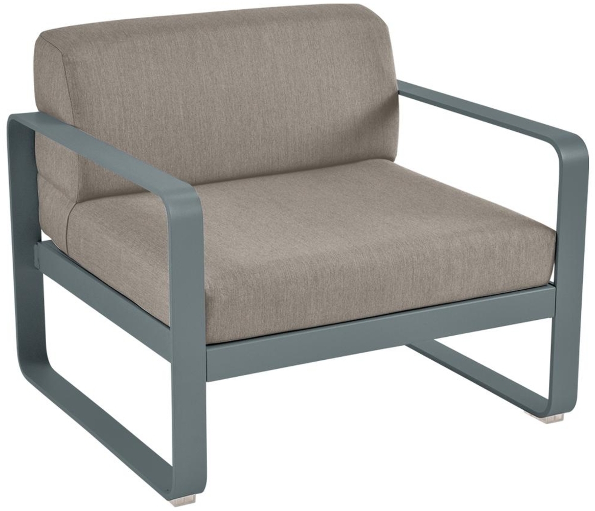 Bellevie Lounge-Sessel Outdoor 26 Gewittergrau B8 Taupegrau Bild 1