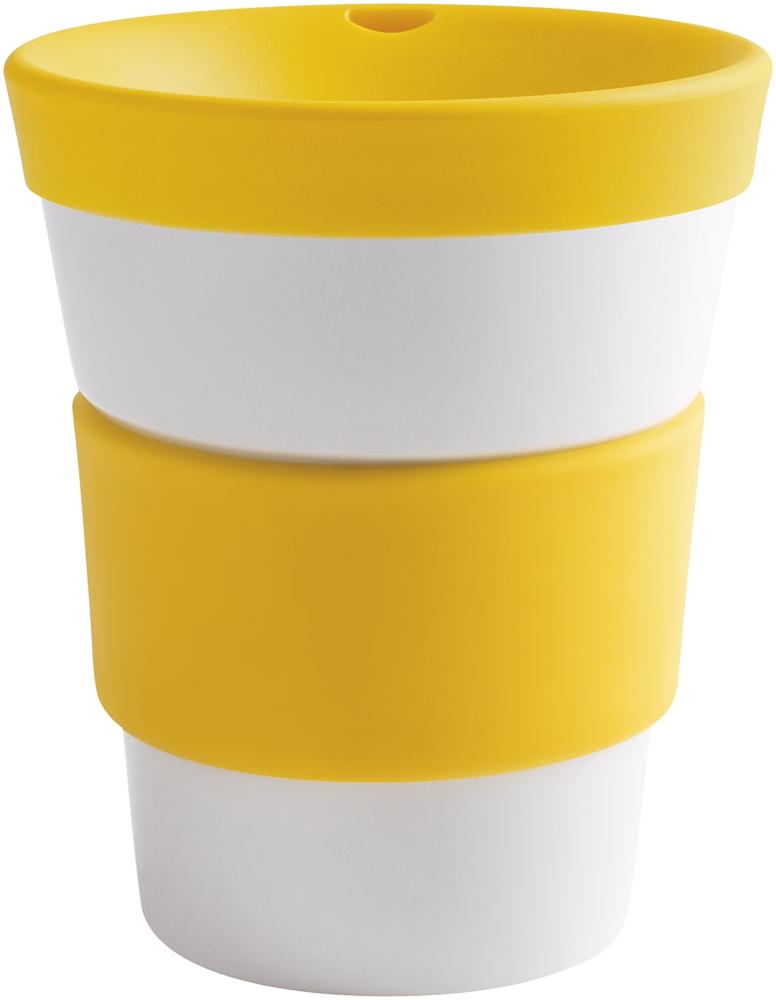 KAHLA cupit To Go Becher 0,35 l Banderole sunny yellow Bild 1