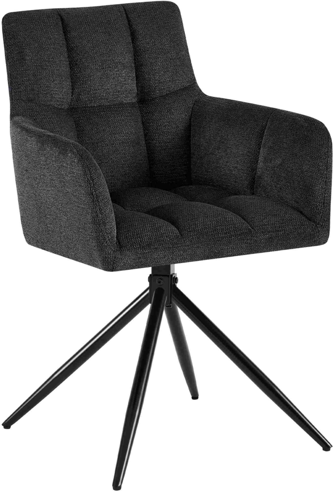 CLP Esszimmerstuhl Jonah Stoff,schwarz Bild 1