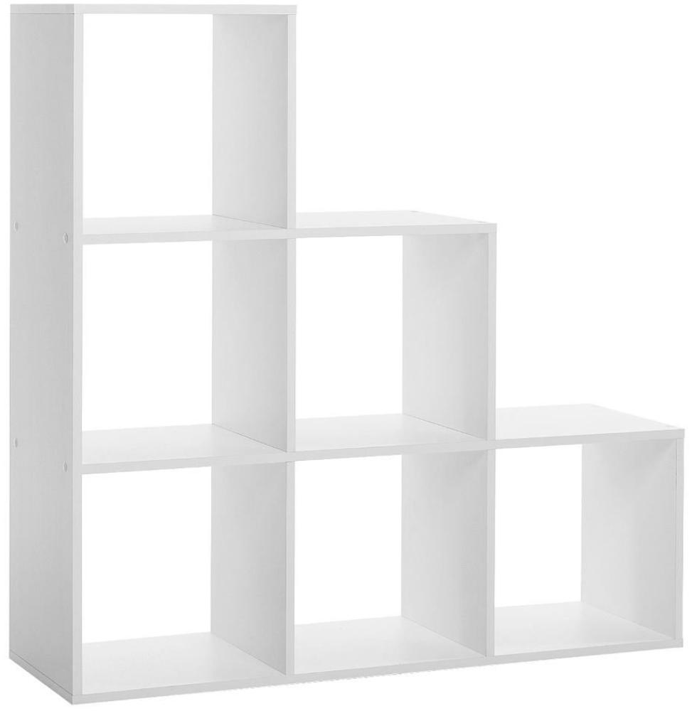 Raumteiler Regal Weiß Standregal Regalsystem Bücherregal Holzregal Bild 1