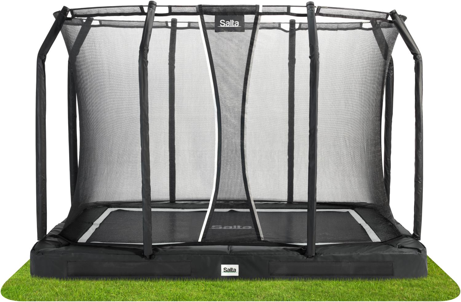 SALTA Trampolin 'Premium Ground' inkl. Netz, schwarz, 305x214cm Bild 1