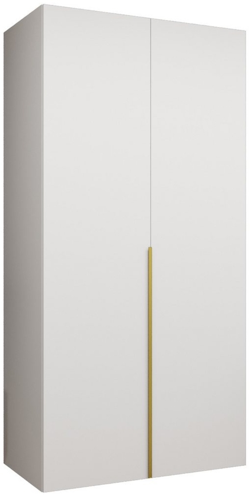 ABIKS MÖBEL Drehtürenschrank ALICANTE 1 Schlafzimmerschrank mit Kleiderstange und Regalen Bild 1