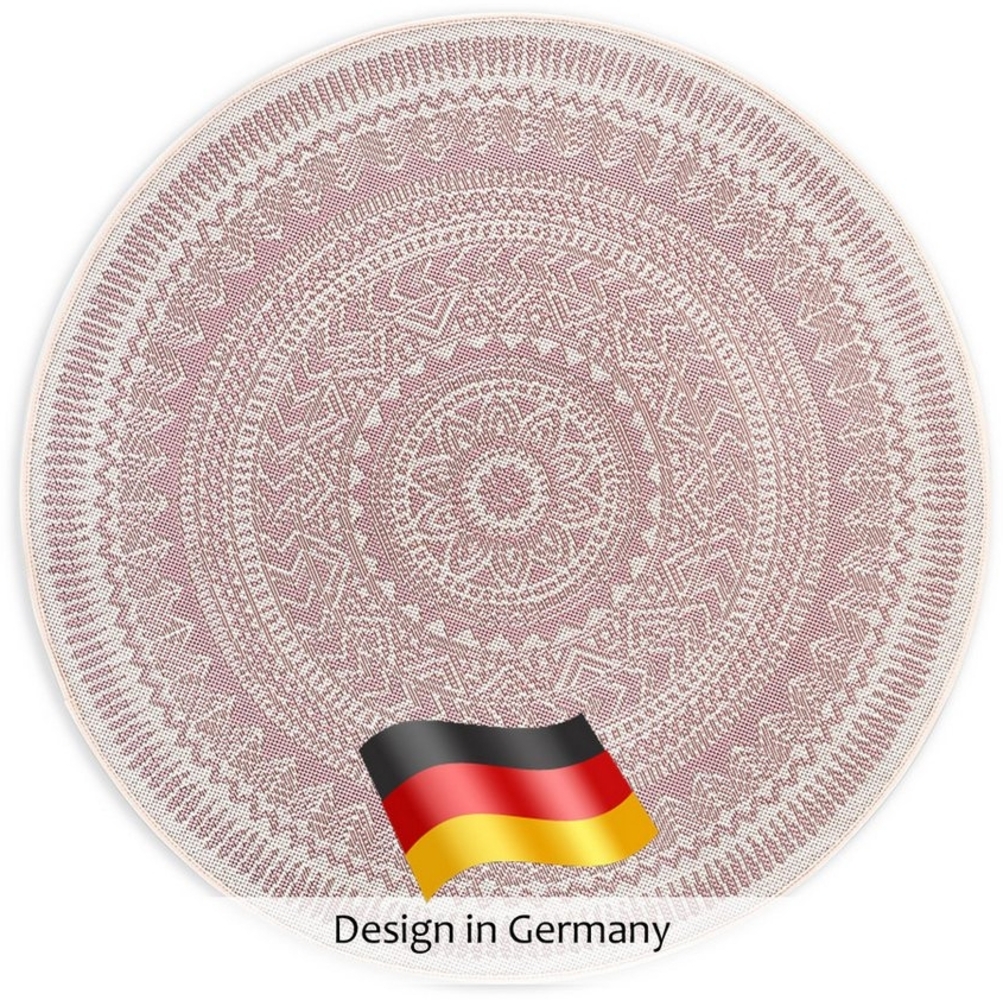DomDeco Outdoorteppich In- & Outdoor Teppich Rund FINN, Rund Bild 1