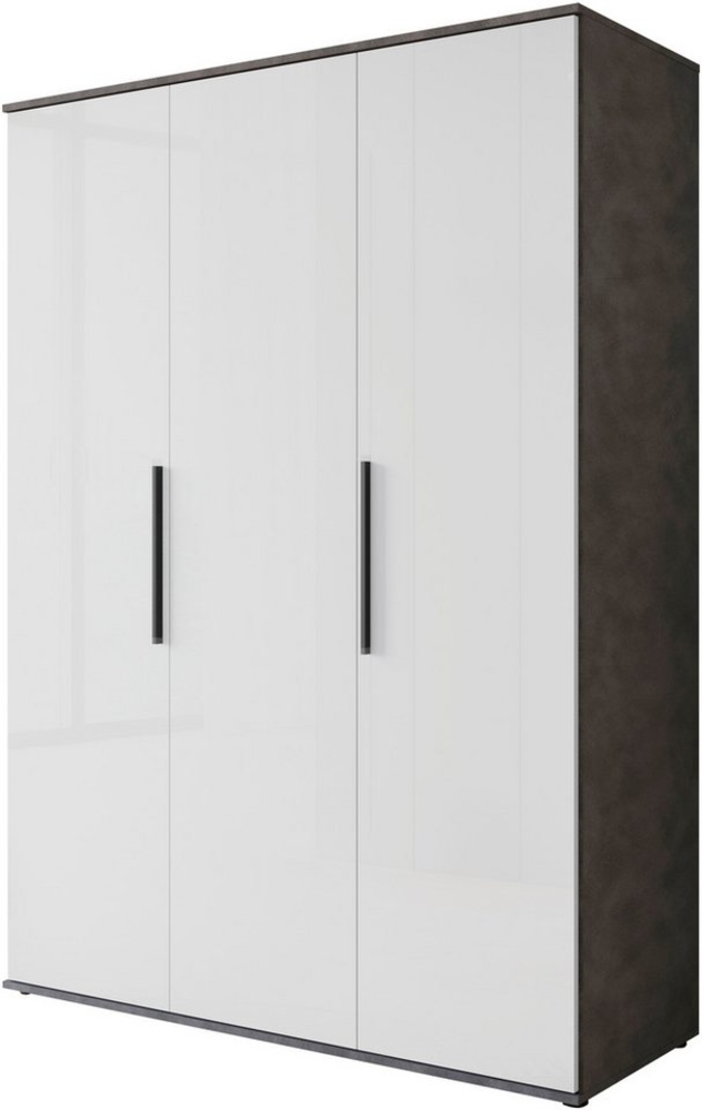 INOSIGN Kleiderschrank LAGOS Wäscheschrank, Garderobe, schwarze Griffe, Made in Europe Moderner Drehtürenschrank, FSC-zertifiziert, Schlafzimmerschrank Bild 1