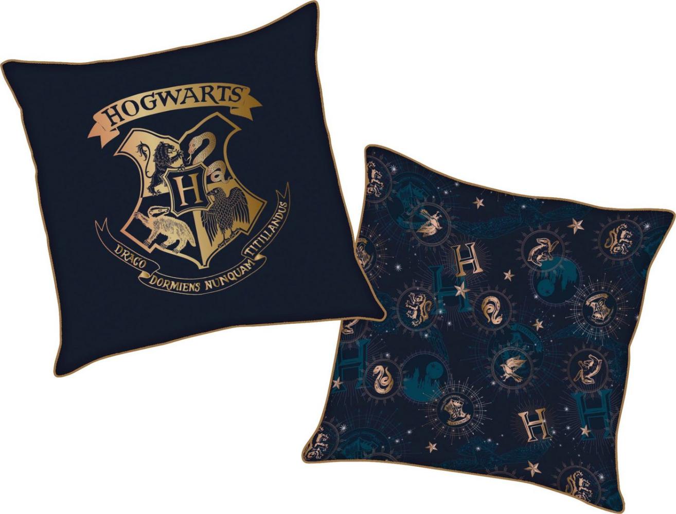 Harry Potter Soft Velboa Kissen, 40x40 cm, 100% Polyester Bild 1