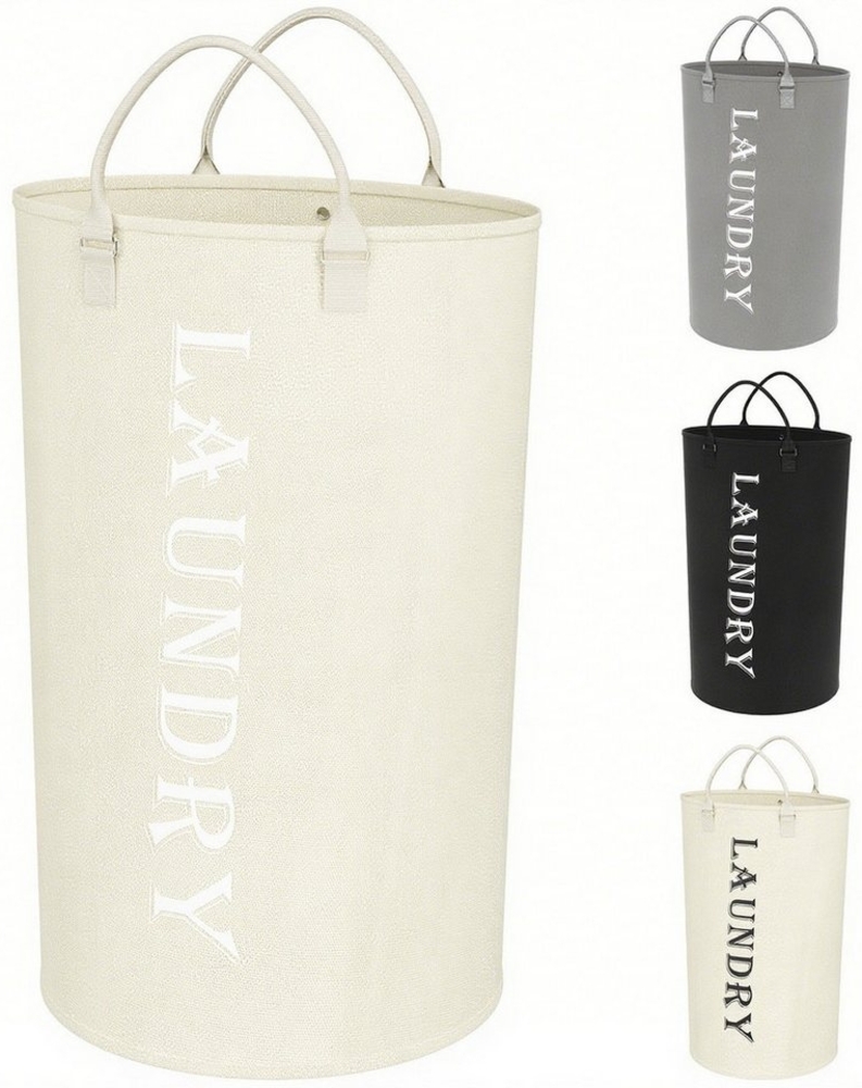 Lifewit Wäschebox Wäschekörbe, Flaschenkörbe, faltbare Wäschesäcke mit Griffen Bild 1