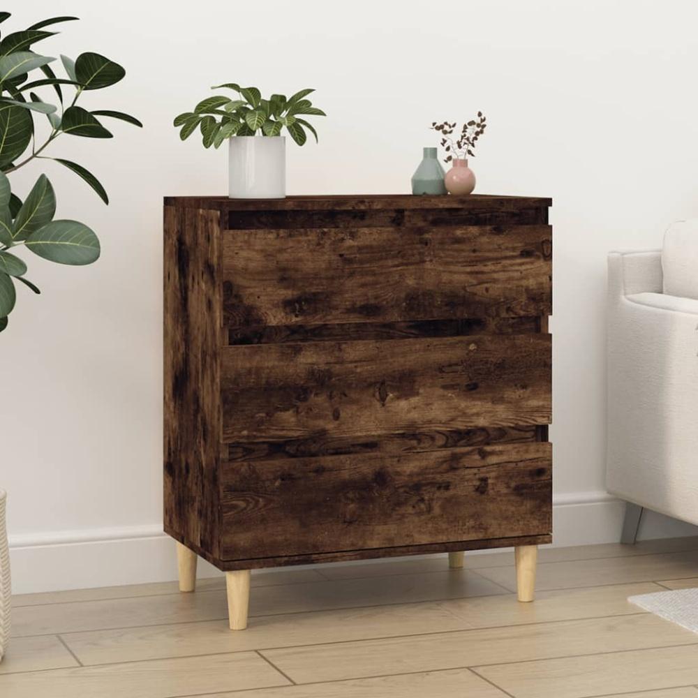 vidaXL Sideboard Räuchereiche 60x35x70 cm Holzwerkstoff 823045 Bild 1