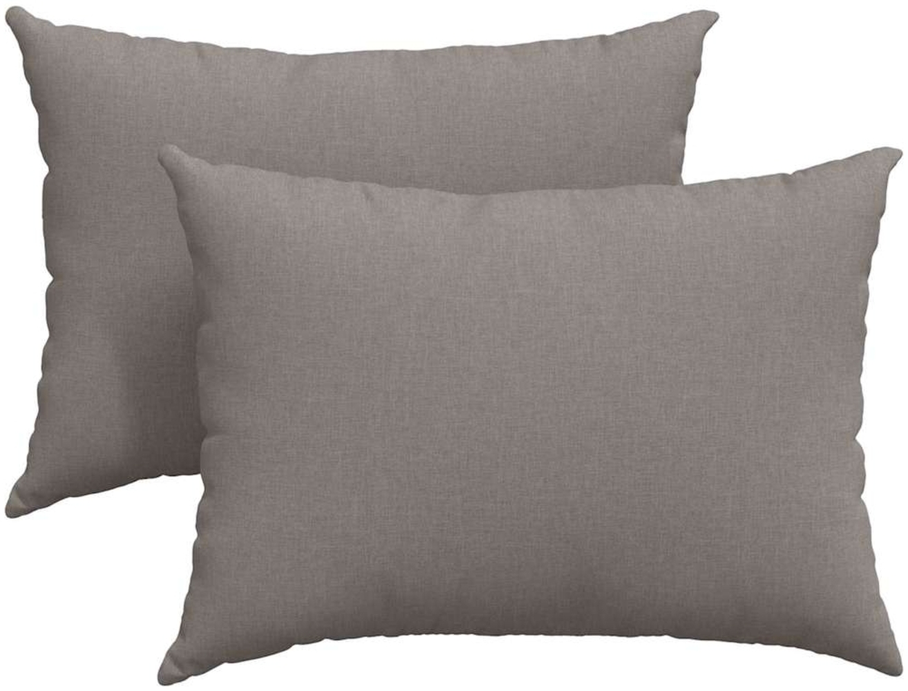 vidaXL Sofakissen 2 Stück Taupe 70 x 50 cm Stoff 42013745 Bild 1