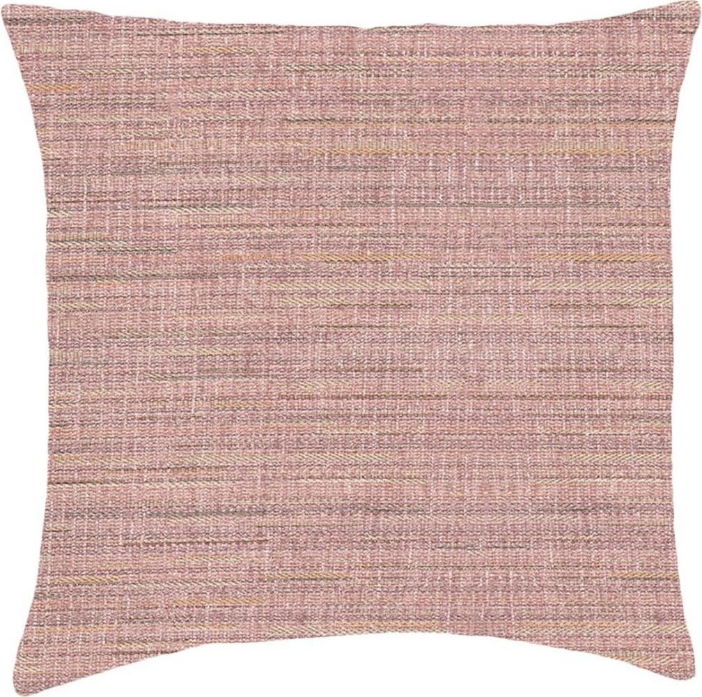 matches21 HOME & HOBBY Kissenbezüge Kissen-Bezug mit Reißverschluss meliert rosa rosé 40x40 cm, (1 Stück), Wohnzimmer Kissen-Hülle als Deko-Kissen Zier-Kissen Sofa-Kissen Bild 1