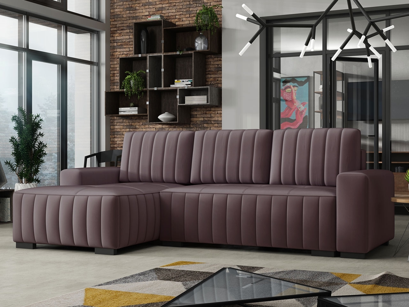Ecksofa Hokok, Seite: Links, Farbe: Manila 07 Bild 1