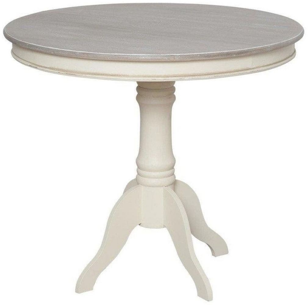 Livin Hill Esstisch Rimini Creme, hellbraune Spitze RI116 Bild 1
