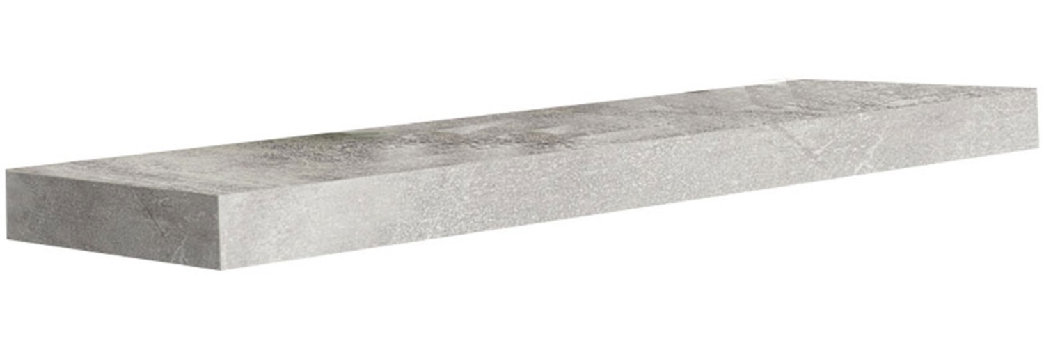 Wandregal Sheffield 60 / Shelvy 60, Holzwerkstoff, Grau, 60 x 4 x 24 cm Bild 1