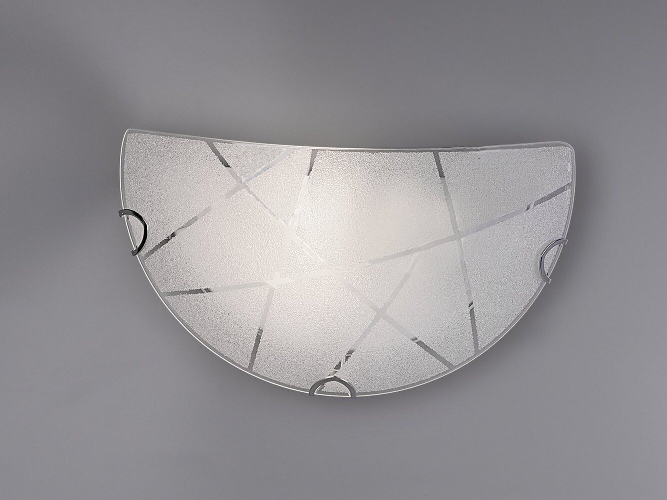 TRIO Leuchten LED Wandleuchte, Dimmfunktion, LED wechselbar, Warmweiß, innen flach-e Designklassiker Lampe mit Dekor Lampenschirm Breite 30cm Bild 1