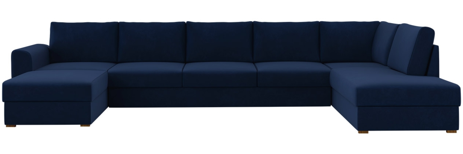 Ecksofa Wilma Large Premium, 2 Bettkasten und Schlaffunktion (Magic Velvet 2216, Seite: Rechts) Bild 1