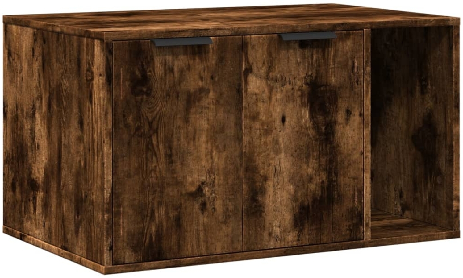 vidaXL Katzenklo Räuchereiche 80x50x45 cm Holzwerkstoff 857737 Bild 1