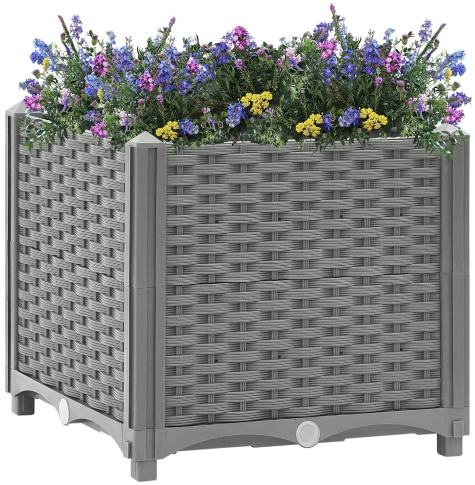 vidaXL Hochbeet 40x40x38 cm Polypropylen 153293 Bild 1