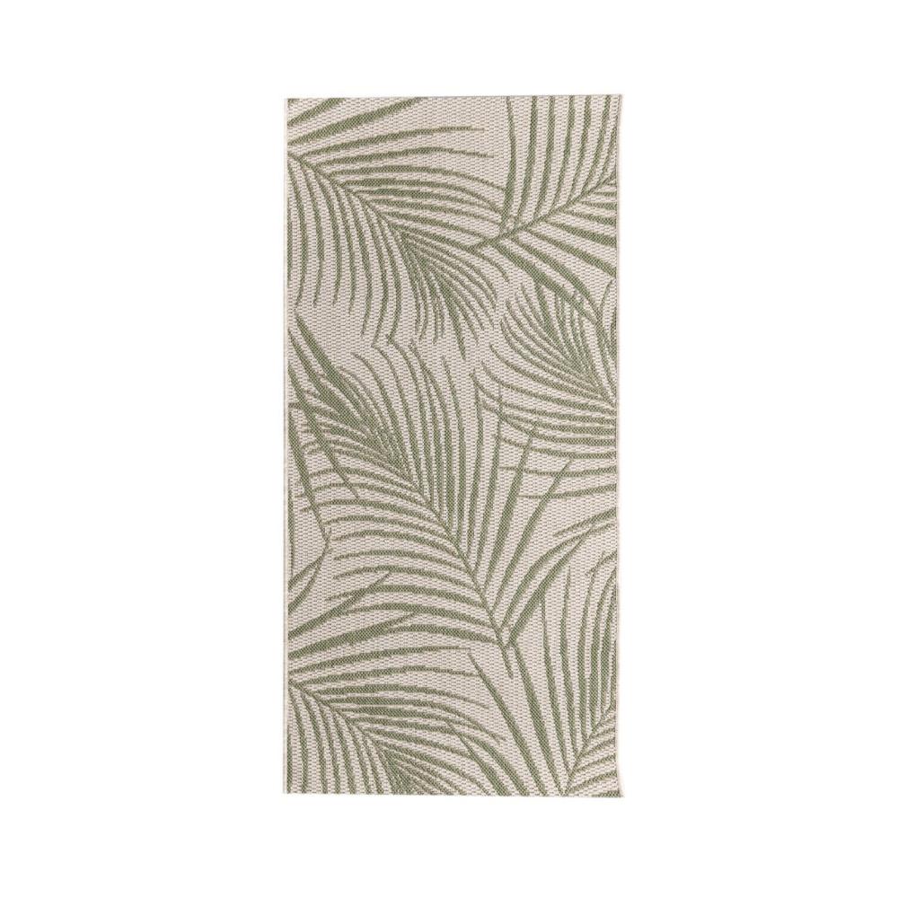 Dekoria Teppich Cottage II wool/ jungle green 67x130cm Bild 1