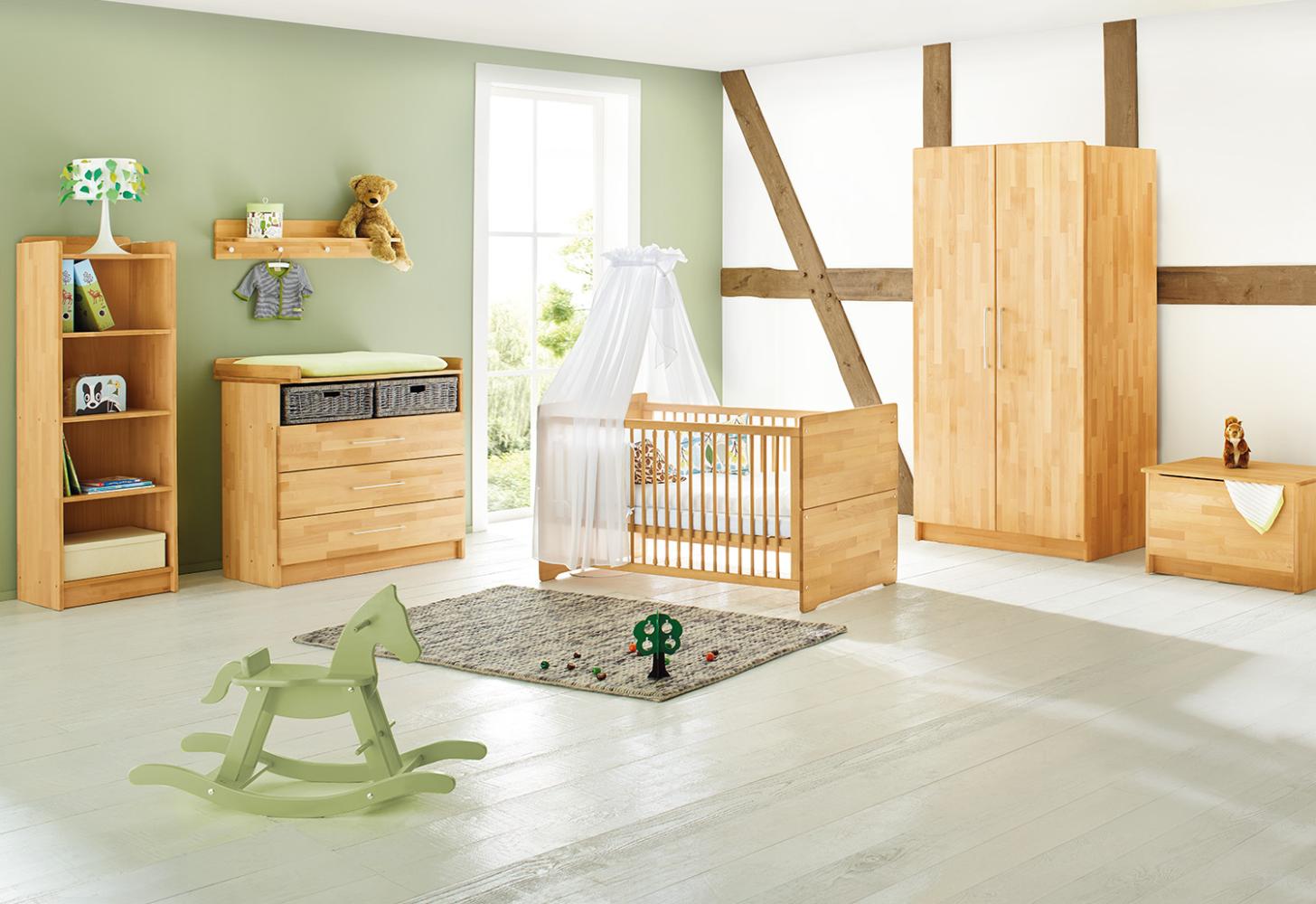 Pinolino 'Natura' 3-tlg. Babyzimmer-Set natur Bild 1