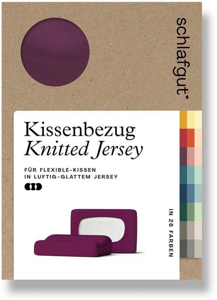 Schlafgut Kissenbezug Pure flexibler Kissenbezug für Nackenstützkissen, (1 Stück), Bio-Baumwolle mit Elasthan, mit Gummizug, bügelfrei Bild 1
