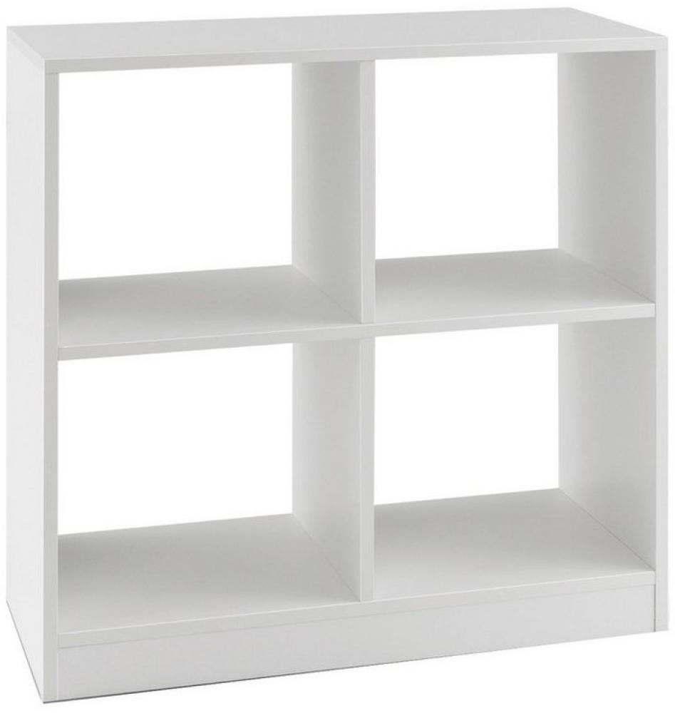 COSTWAY Bücherregal, mit 4 Fächern, 73 x 33 x 73 cm Bild 1