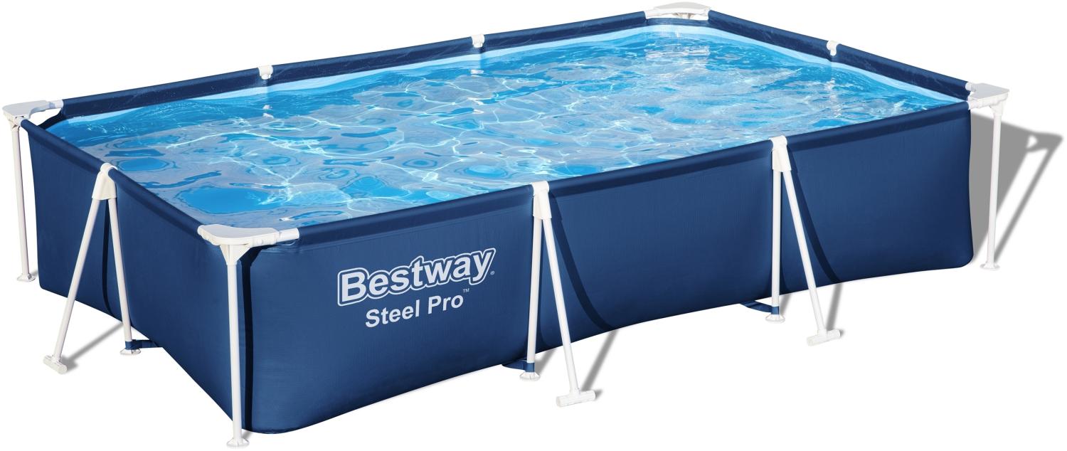 Deluxe Steel Pro Frame Pool 300X201X66 Bestway 3In1 + Pumpe + Filter Bild 1