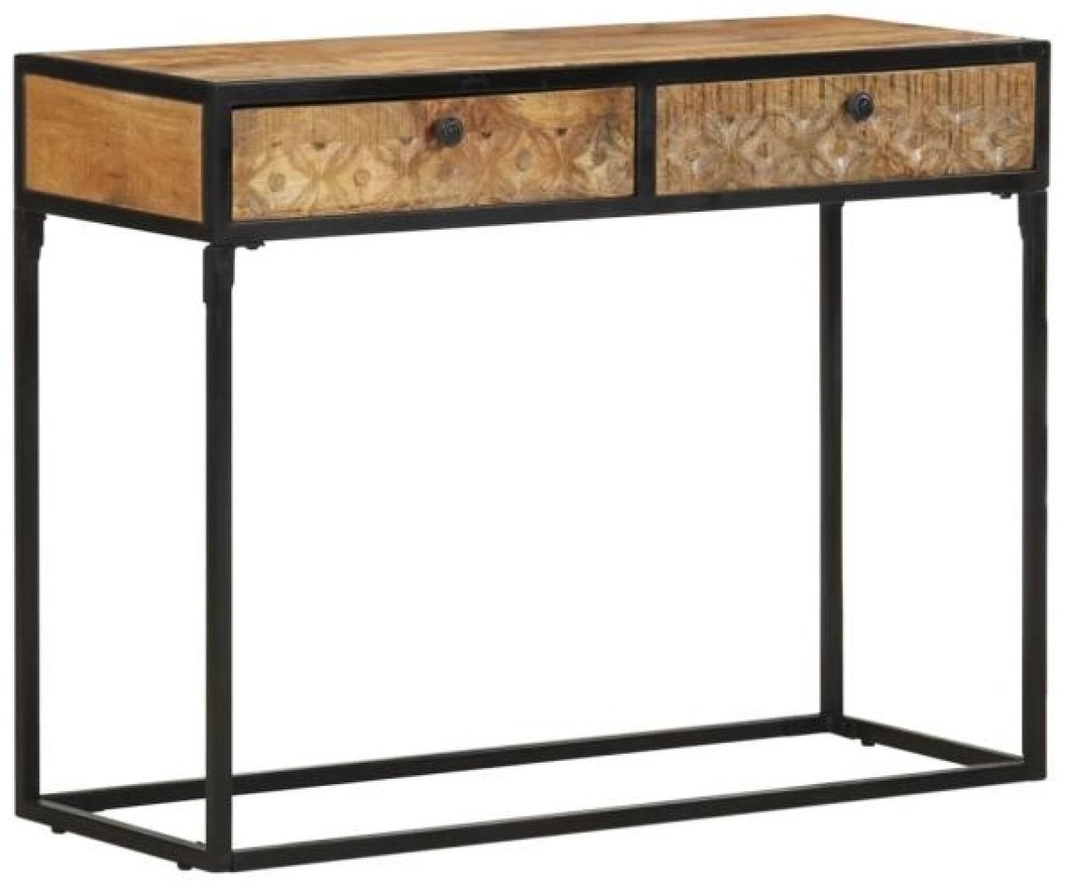 vidaXL Konsolentisch 100x35x75 cm Mango Massivholz [321713] Bild 1