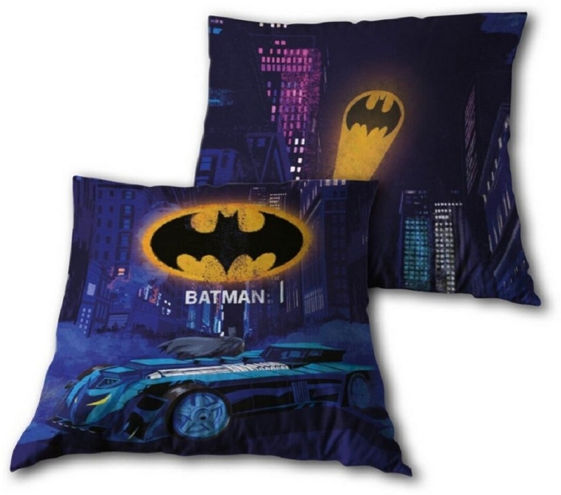 Batman Velboa Dekokissen – Perfektes Couchkissen für Kinder & Erwachsene (1 Stück) Bild 1