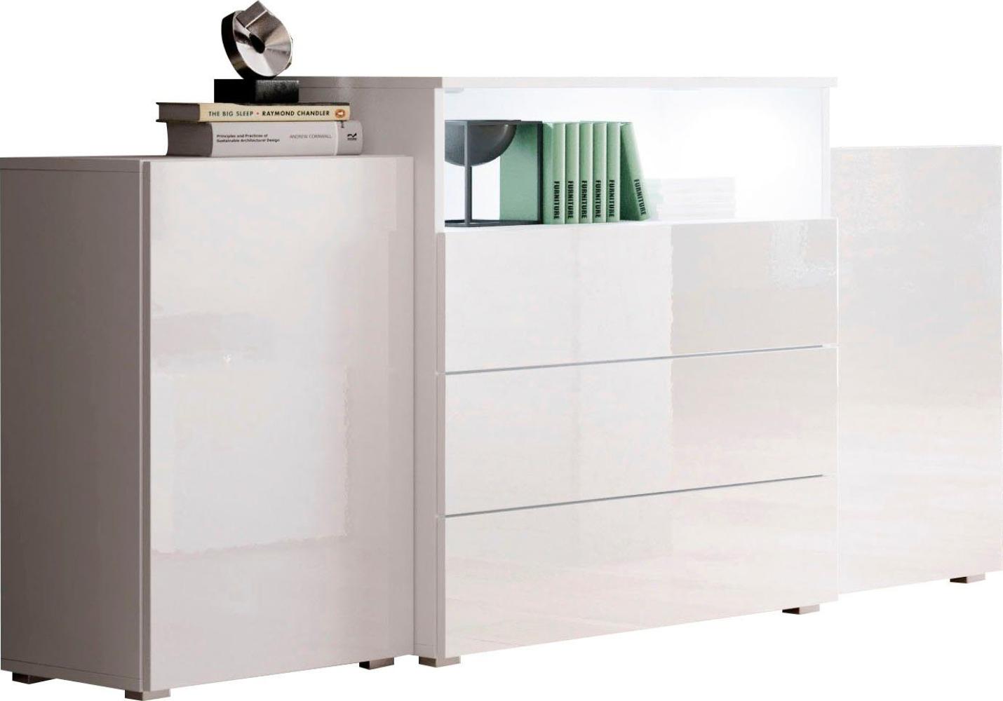 INOSIGN Sideboard URBAN III, Moderne Kommode mit 3 Schubladen und 4 Fächern, Breite 150 cm Bild 1