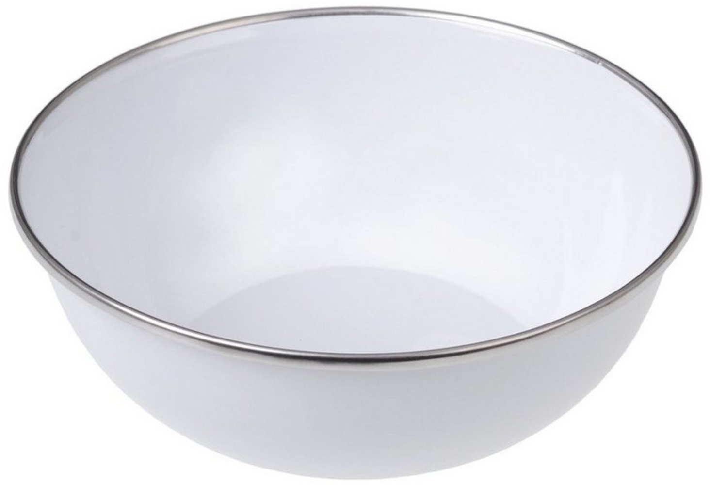 Schale emailliert weiß 15 cm Bild 1