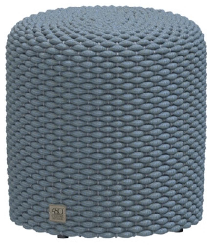 4Seasons Muffin Rope Pouf rund 40 cm Blau Bild 1