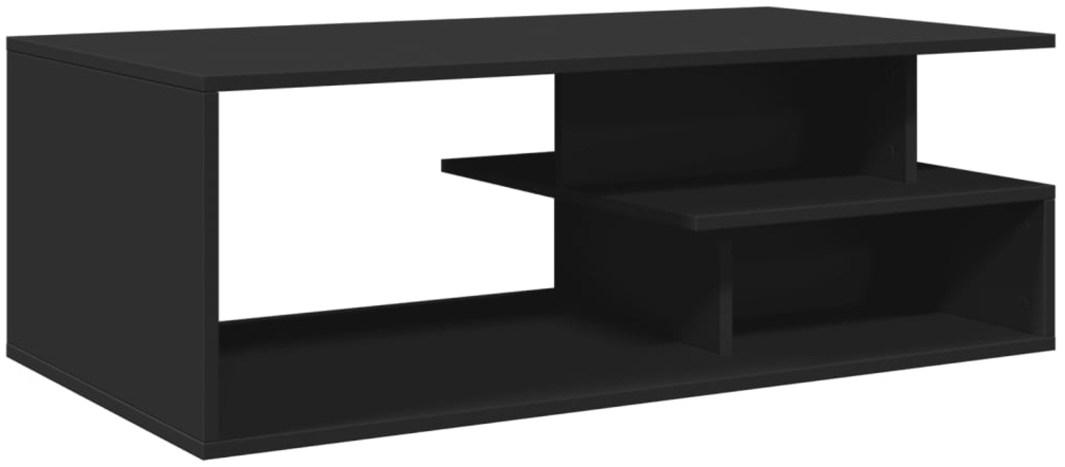 vidaXL Couchtisch Schwarz 102x55x35 cm Holzwerkstoff 848011 Bild 1