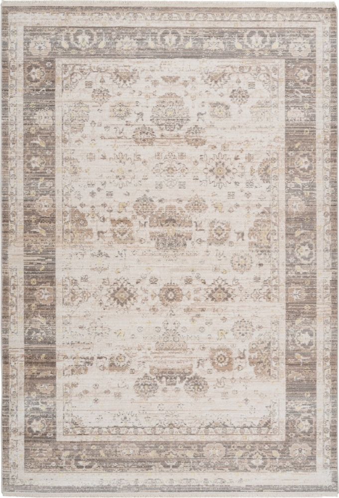 Kurzflorteppich Palos 100 Beige 80x150 cm Bild 1