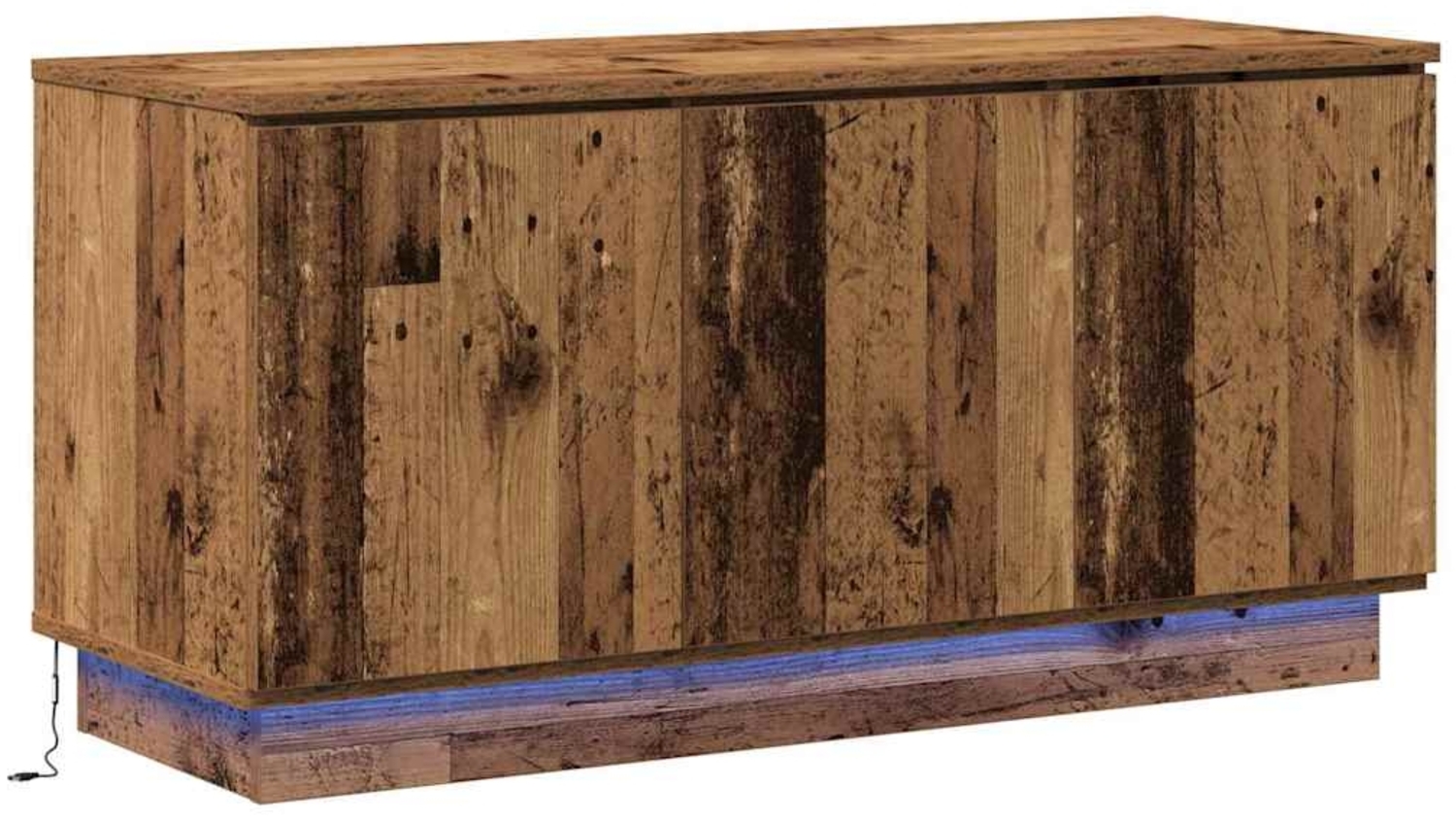 vidaXL TV-Schränk Altholz 100 x 38 x 49 cm Holzwerkstoff 869672 Bild 1