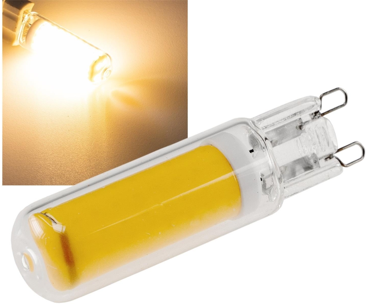 LED Stiftsockel G9, 4W, 480lm, dimmbar 330°, 230V, 3000k / warmweiß, Glas Bild 1