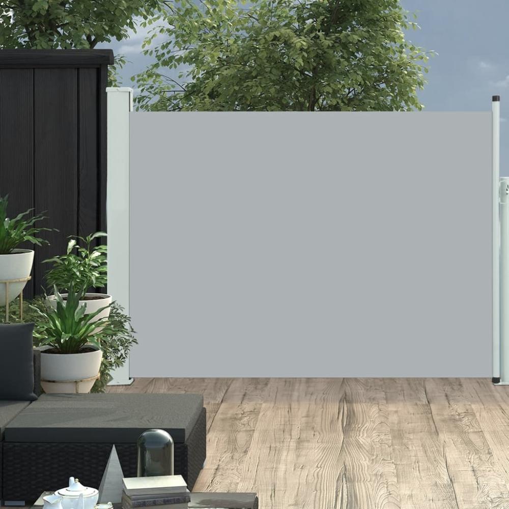 vidaXL Ausziehbare Seitenmarkise 120×500 cm Grau 48392 Bild 1