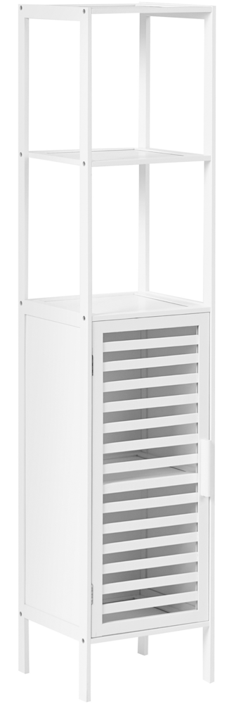 Regal OWASSO Bambusholz Weiß Bild 1