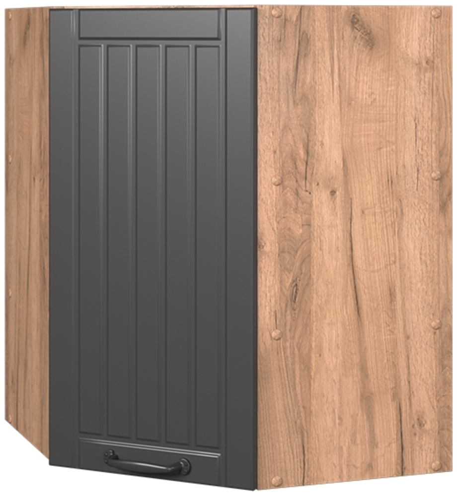 Eckhängeschrank Fame-Line Dunkelgrau 57 cm Vicco Bild 1