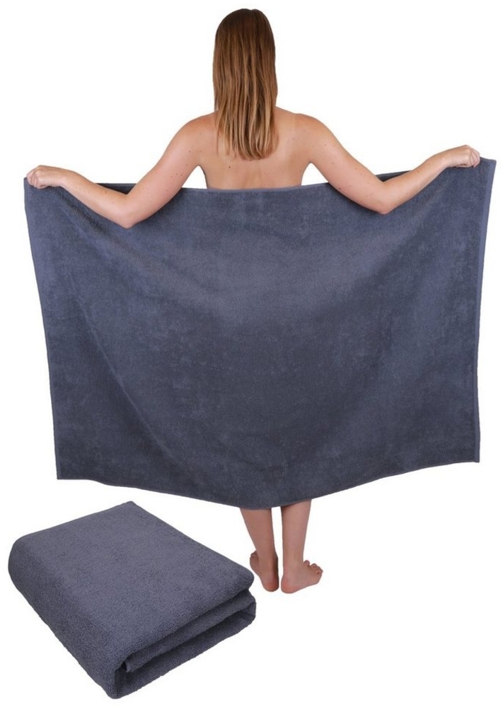 Betz Badetuch 2 Stück Maxi Duschtücher XXL Berlin Größe 100x150cm, 100% Baumwolle Bild 1