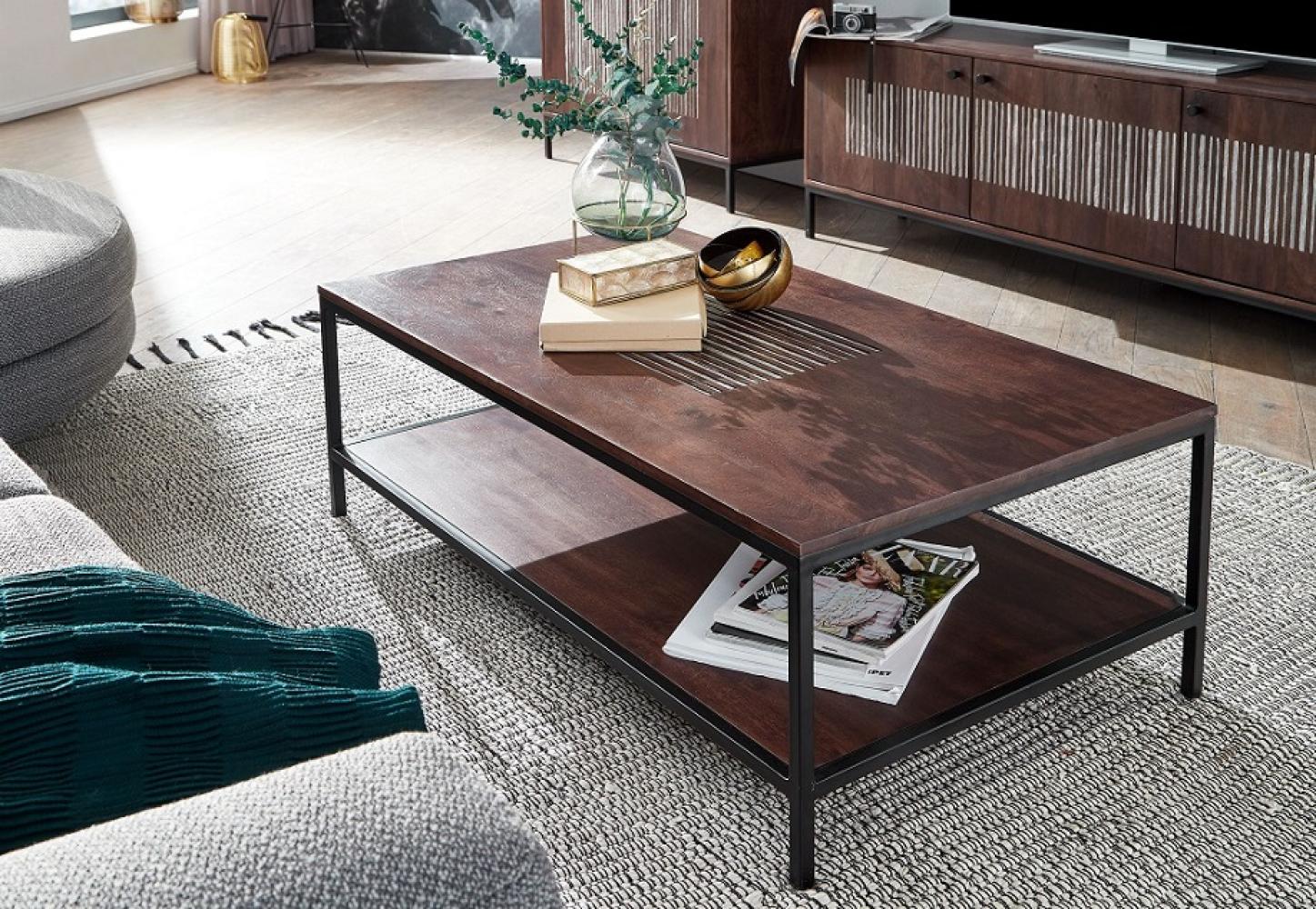 Couchtisch 120x70 cm "Bologna" Mango massiv WZ-0564 Bild 1