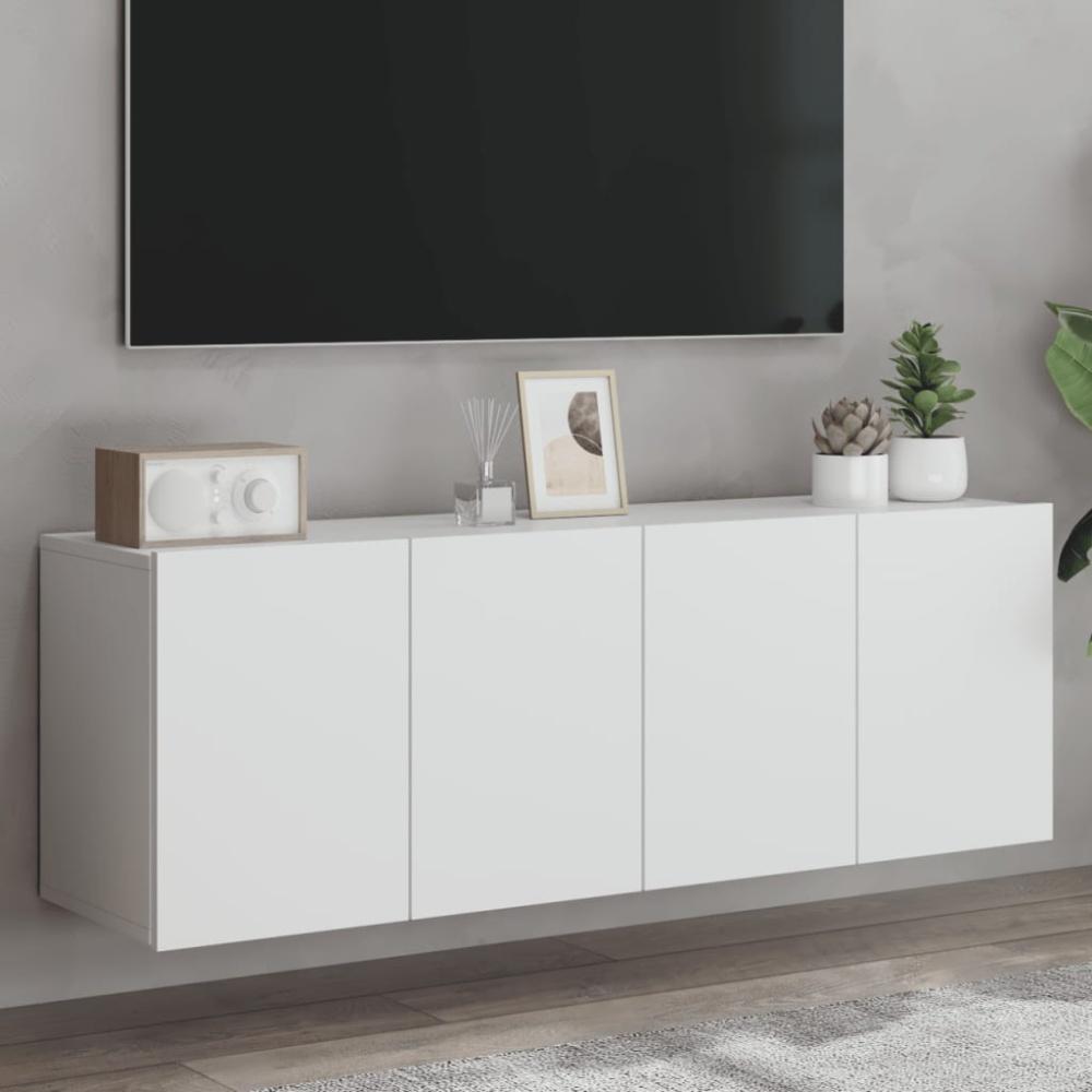 vidaXL TV-Wandschränke 2 Stk. Weiß 60x30x41 cm 836939 Bild 1