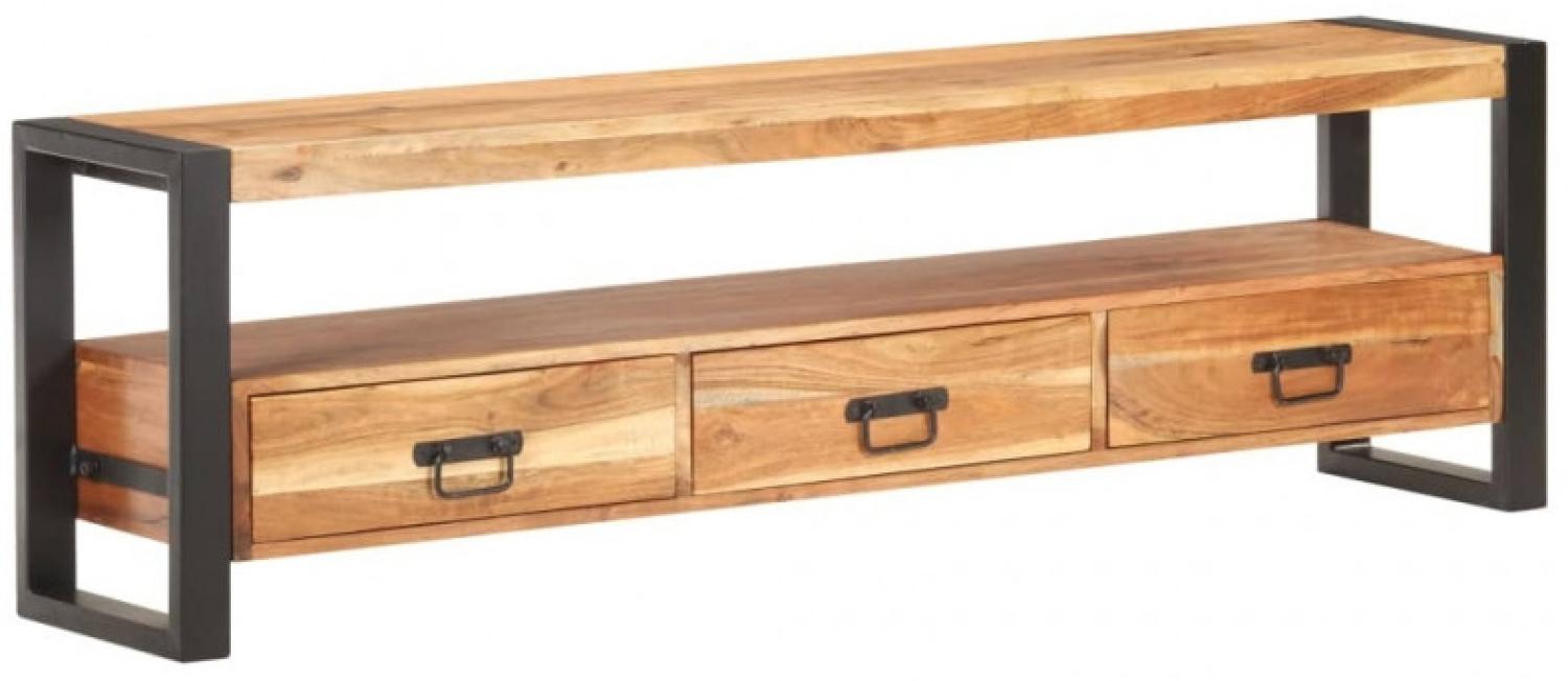 TV-Schrank 150 x 30 x 45 cm Akazie Massivholz Bild 1