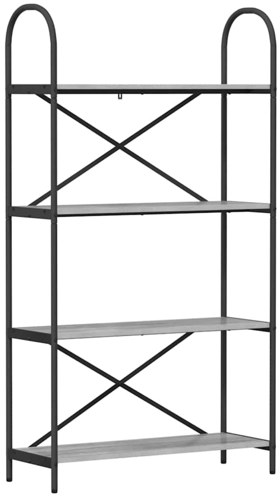 vidaXL Regal Grau Sonoma 80 x 30 x 146 cm Holzwerkstoff 879896 Bild 1