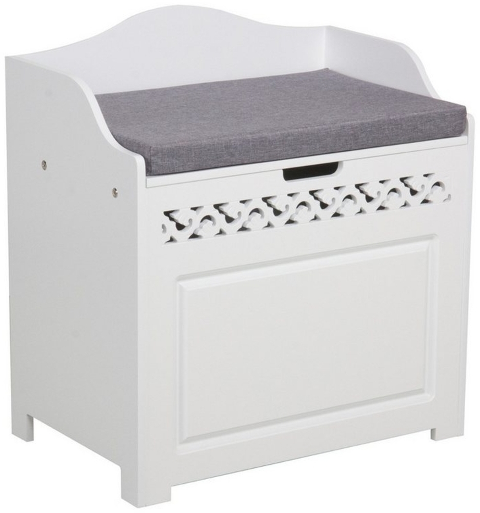 HTI-Line Sitztruhe Sitztruhe Miriam (Stück, 1-St, 1x Sitztruhe, ohne Deko), Mit Cut-Outs und Sitzpolster Bild 1