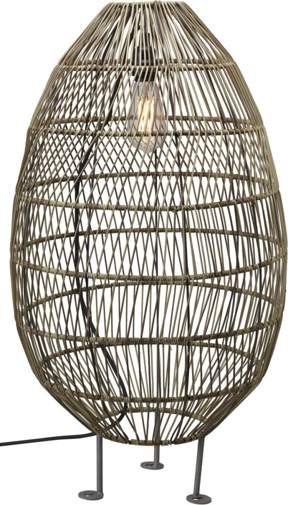 PR Home 6480-2503 Hanoi Outdoor Stehleuchte Polyrattan natur 80cm Bild 1